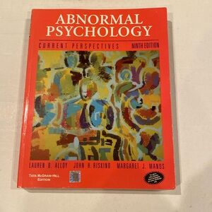 “Abnormal Psychology, Current Perspectives, 9th Edition,” with CD, Softcover